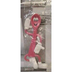 90s Baskin Robbins Bendy Figure - Pinky The Spoon Vintage New Old‎ Stock Sealed